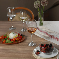 NADIR RAVENA STEMMED RED WINE GLASS , 500ML