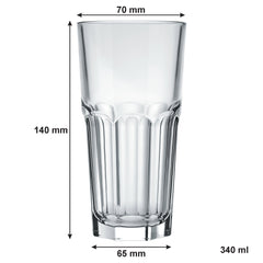 NADIR BRISTOL LONG DRINK TUMBLER, 340ML