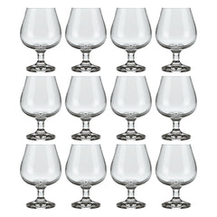 NADIR WINDSOR STEMMED COGNAC TUMBLER, 330ML