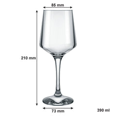NADIR BRUNELLO STEMMED WINE GLASS, 390ML