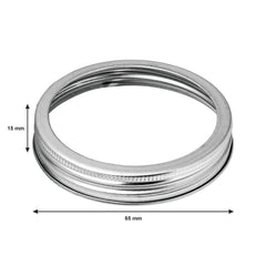 CONSOL PRESERVE JAR SCREW RINGS FOR 250ML JARS, 2PK