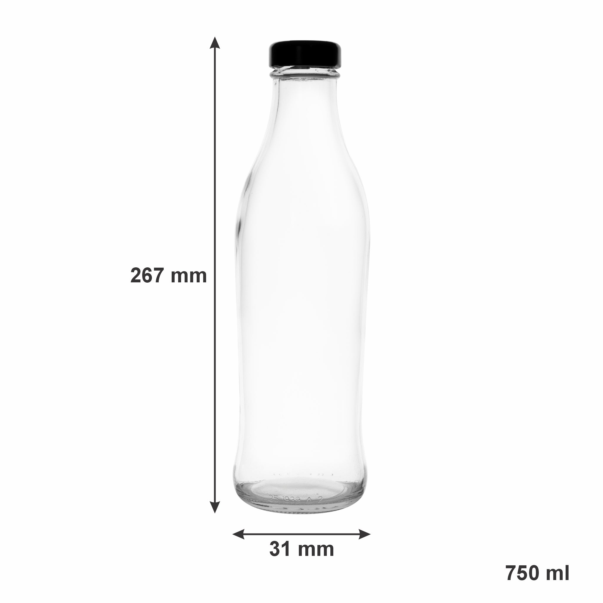 CONSOL TOMATO SAUCE BOTTLE WITH BLACK LID 4PK, 750ML