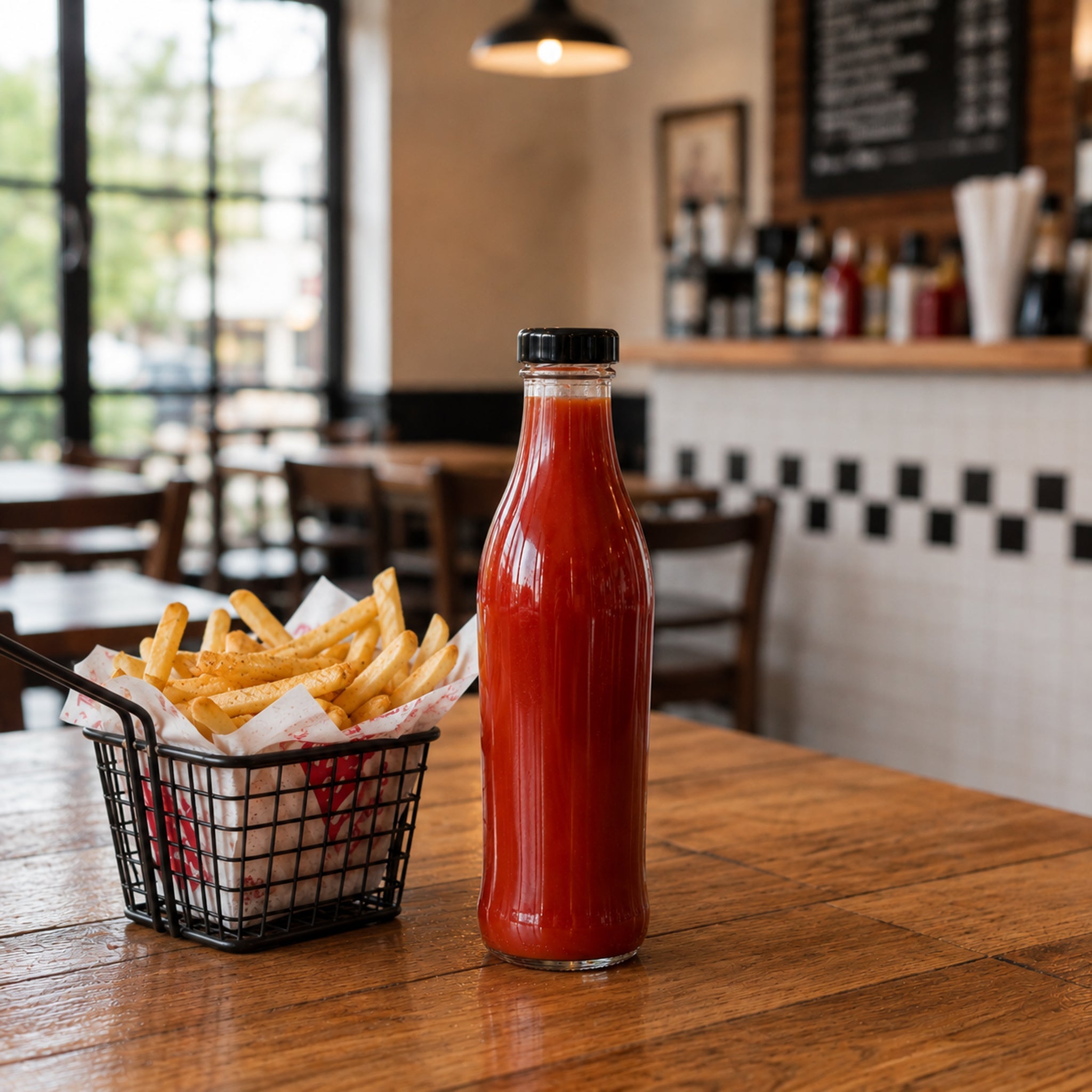 CONSOL TOMATO SAUCE BOTTLE WITH BLACK LID 4PK, 750ML