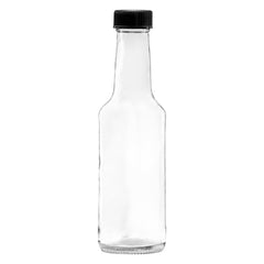 CONSOL WORCESTER SAUCE BOTTLES WITH BLACK LIDS 6PK, 250ML