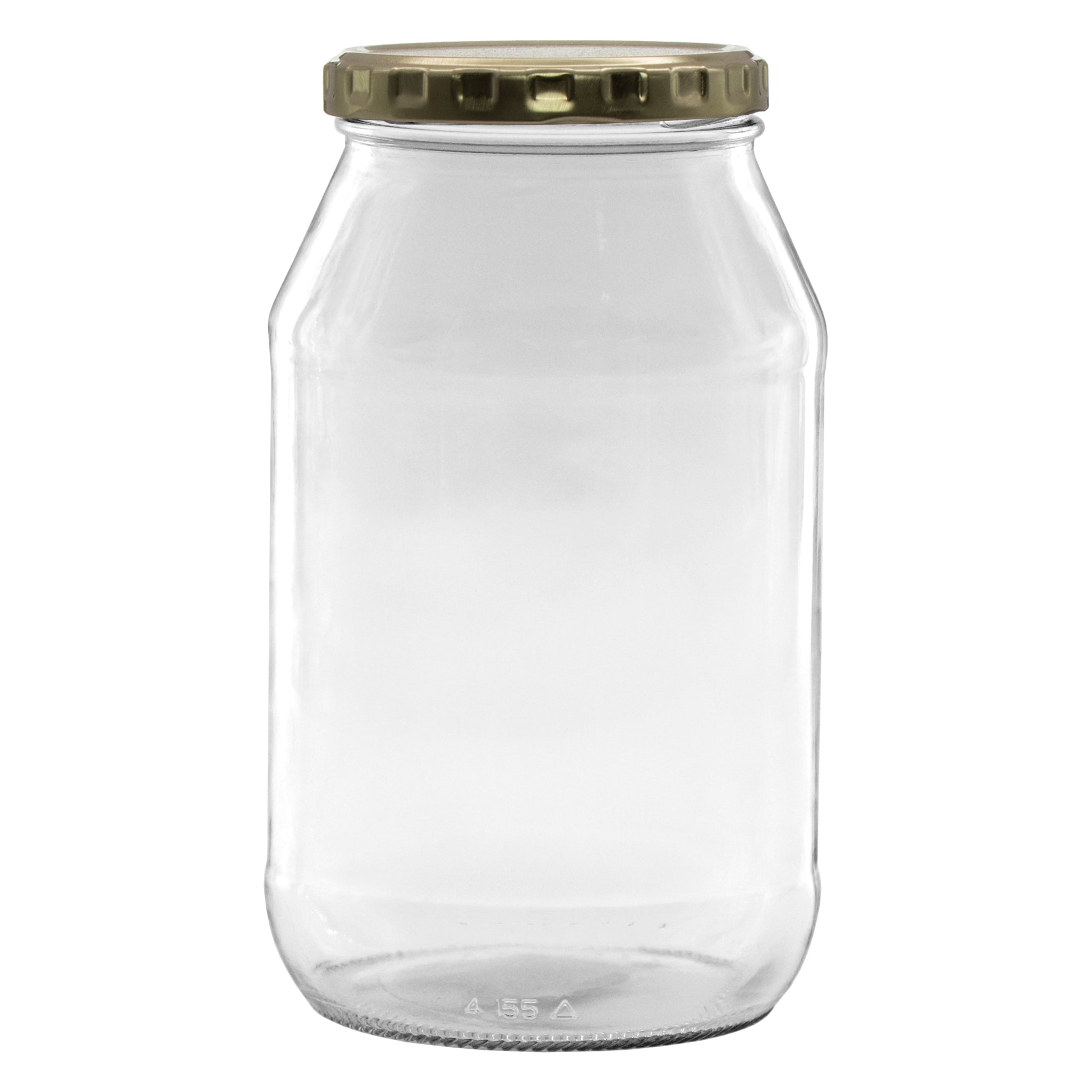 CONSOL CATERING JAR WITH GOLD LID 6PK, 750ML