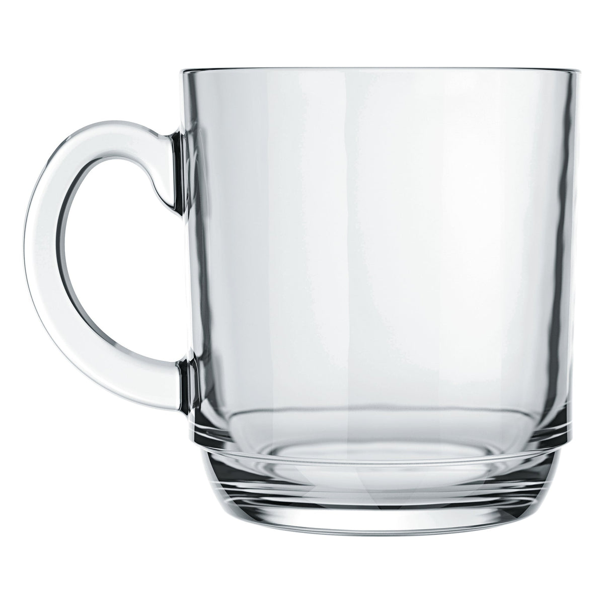 NADIR ASPEN STACKABLE GLASS MUG, 300ML