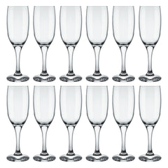 NADIR WINDOR STEMMED CHAMPAGNE FLUTE, 210ML