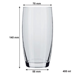 NADIR OCA HIGHBALL TUMBLER, 400ML