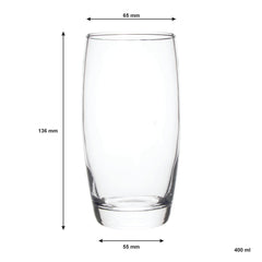 CONSOL GLASGOW HIBALL TUMBLER 4PK, 400ML