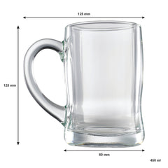 CONSOL MUNICH BEER MUG 2PK, 450ML