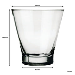 CONSOL SEVILLE WHISKEY TUMBLER 4PK, 350ML