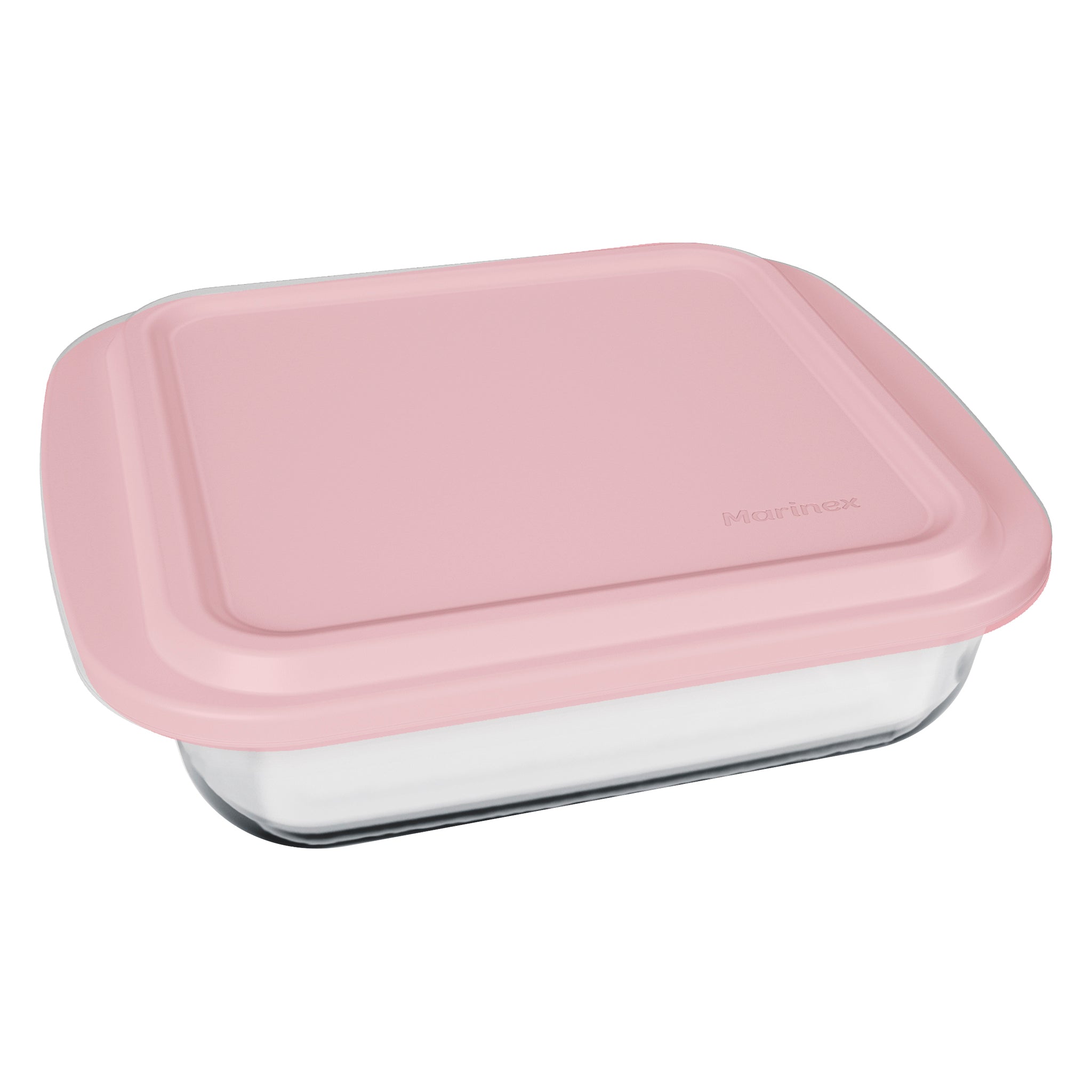MARINEX SQUARE ROASTERS WITH COLOURED PLASTIC LIDS, 1.1L