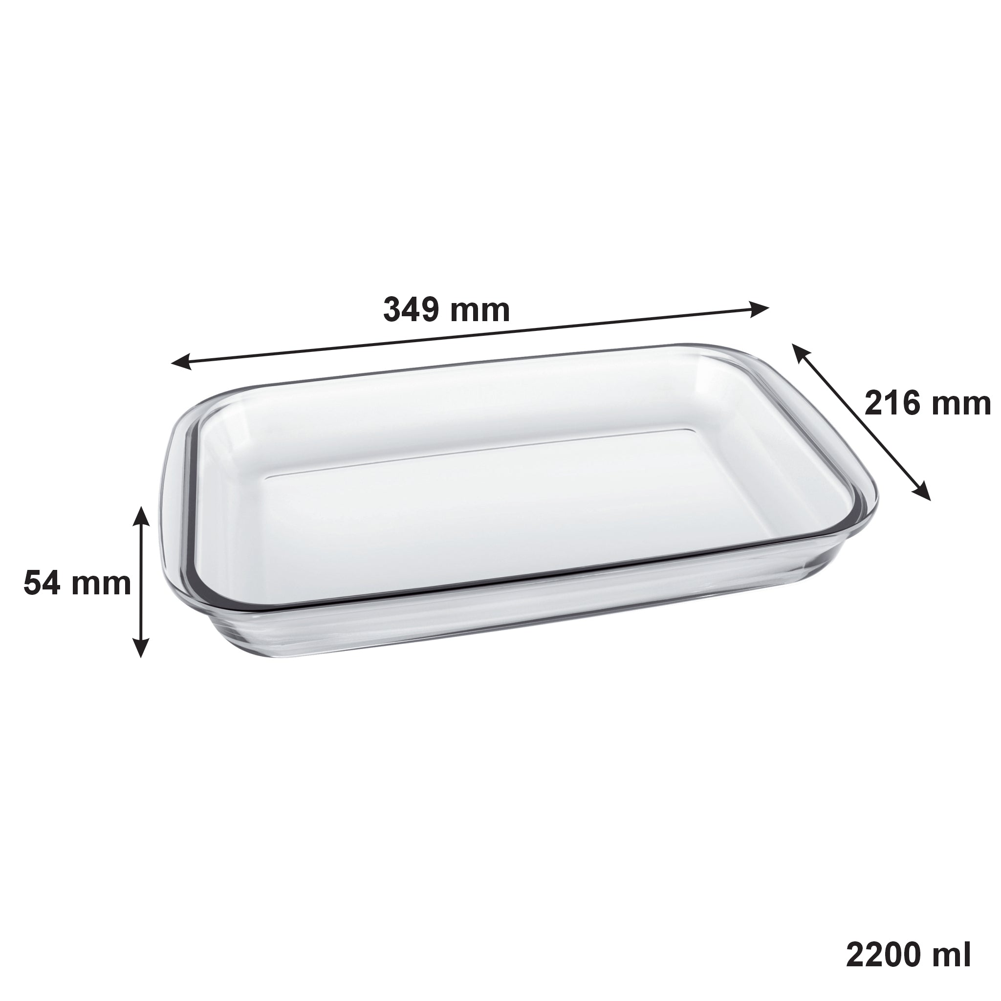 MARINEX RECT. ROASTERS WITH COLOURED PLASTIC LIS, 2.2L