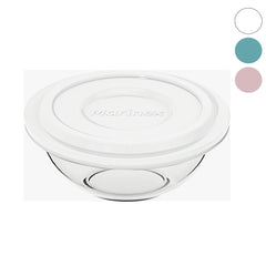 MARINEX MIXING BOWLS WITH COLOURED PLASTIC LIDS, 3L
