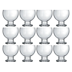 NADIR PAULISTA GLASS DESSERT BOWL, 400ML