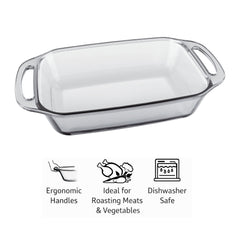 MARINEX SELETTA SMALL RECT. ROASTER WITH HANDLES, 2.1L