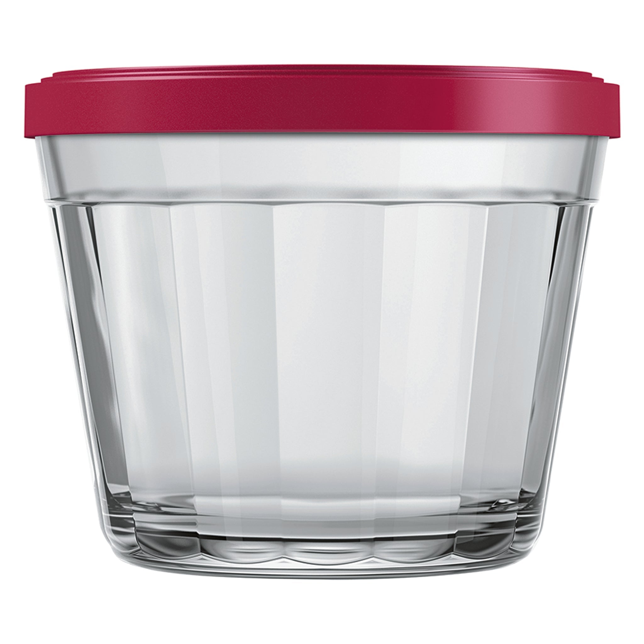 NADIR AMERICANO MEDIUM BOWL WITH 3 COLOURED PLASTIC LIDS, 350ML