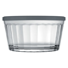 NADIR AMERICANO LARGE BOWL WITH 3 COLOURED PLASTIC LIDS, 600ML