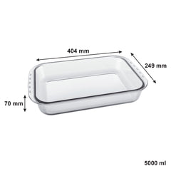 MARINEX DEEP RECTANGULAR ROASTER, 5L