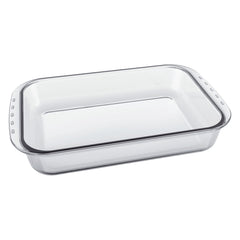 MARINEX RECTANGULAR ROASTER WITH RED PLASTIC LID, 5.3L