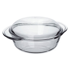 MARINEX MEDIUM ROUND CASSEROLE 1.5L & LID 800ML, 2.3L