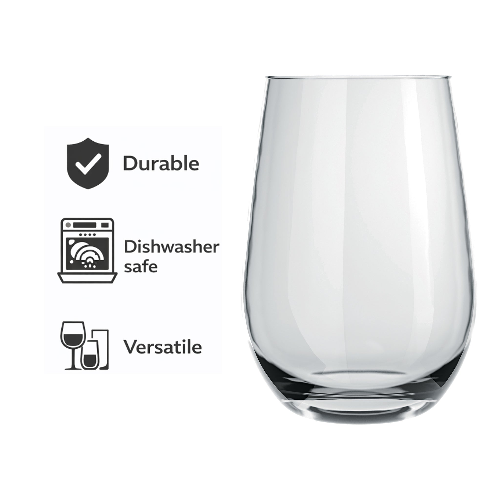 NADIR DUBAI LONG DRINK TUMBLER, 480ML