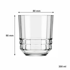 NADIR VENETO ROCKS TUMBLER, 300ML