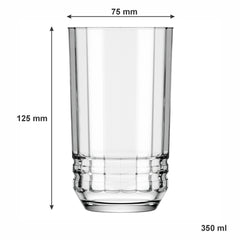 NADIR VENETO LONG DRINK TUMBLER, 350ML
