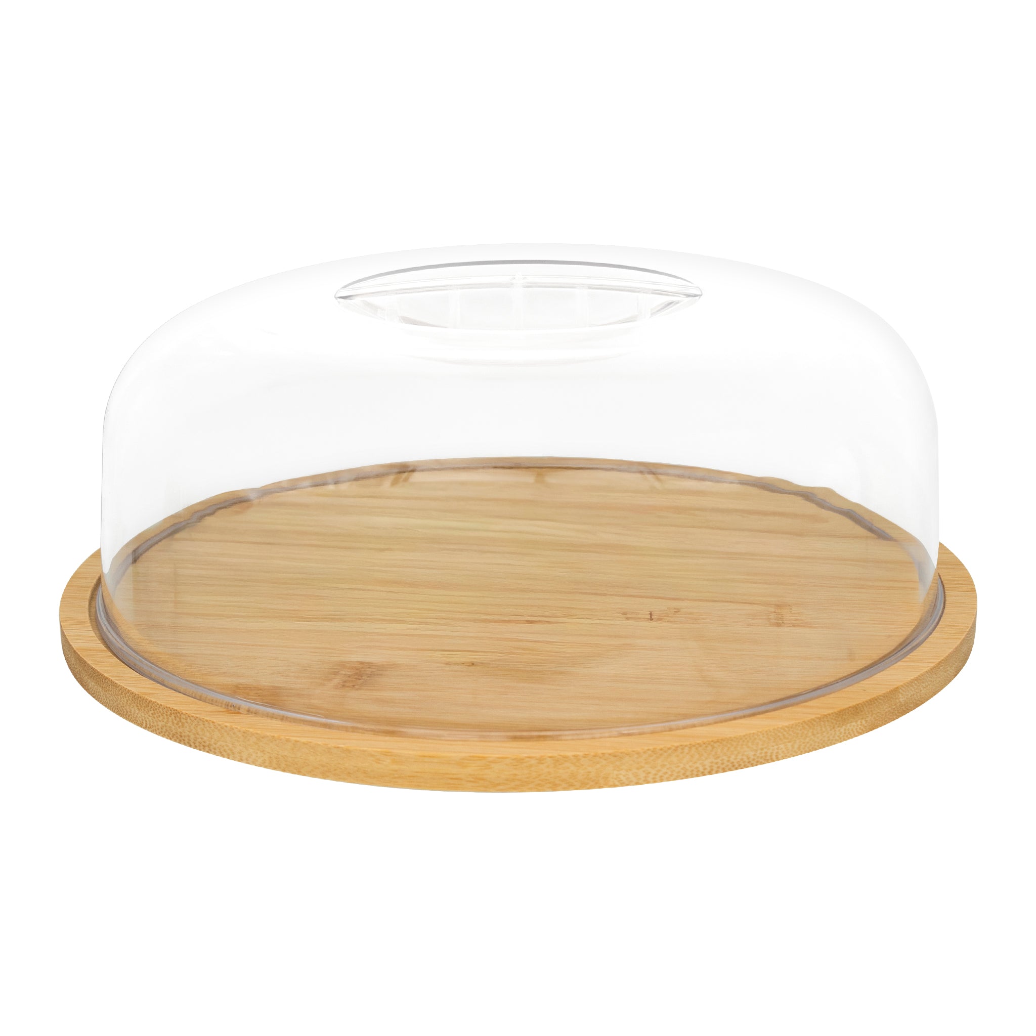 REGENT BAMBOO REVERSABLE CUTTING/SERVING BOARD WITH DOME COVER, 260MM DIA