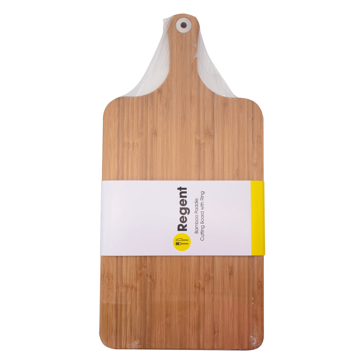 REGENT BAMBOO PADDLE CUTTING BOARD WITH RING