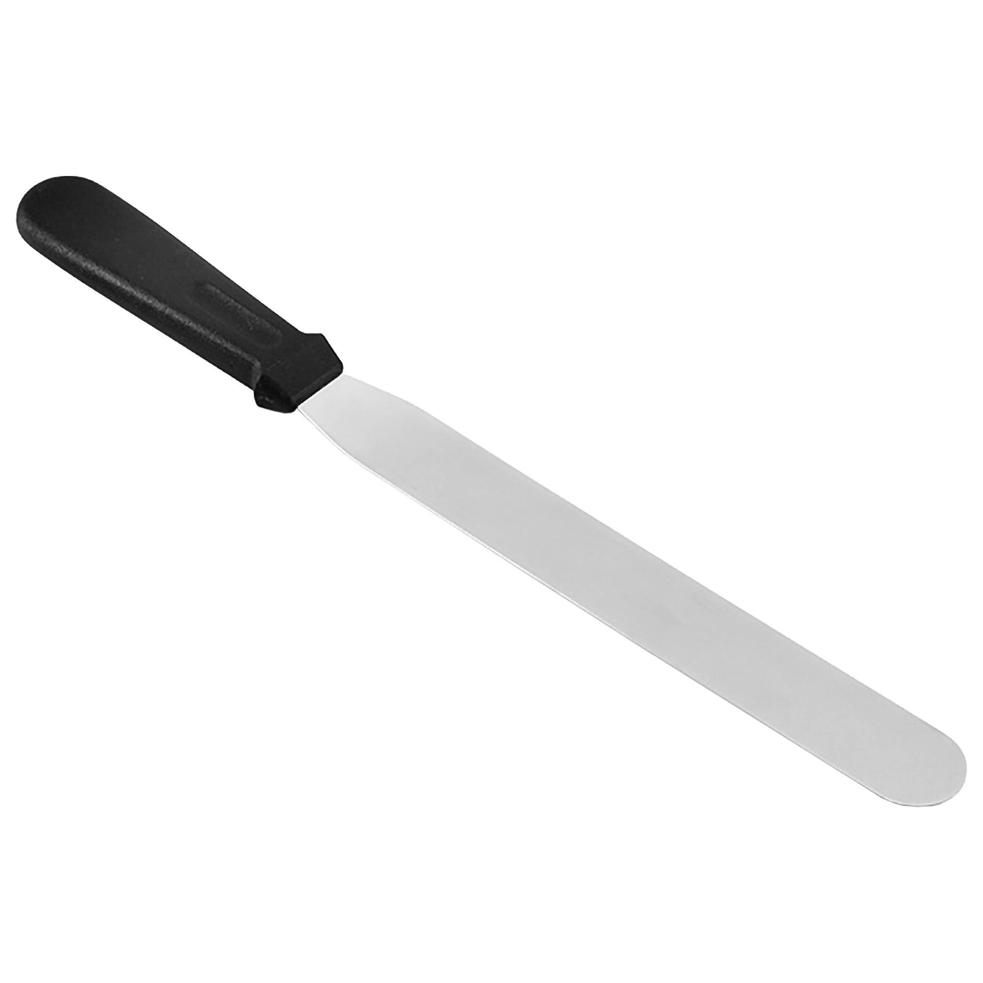 REGENT BAKING ICING SPATULA LONG WITH BLACK PP HANDLE, 370MM
