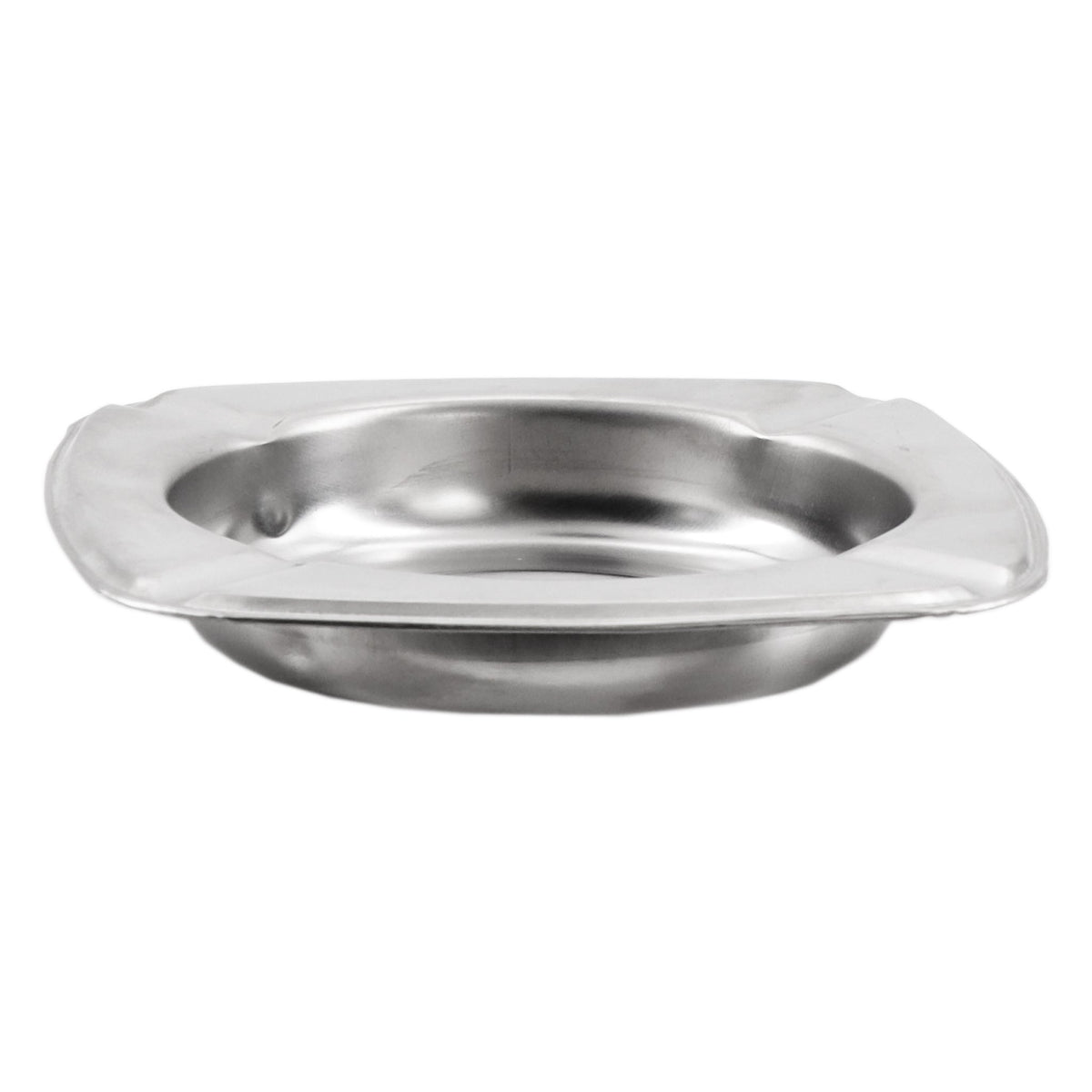 REGENT ASHTRAY SQUARE STAINLESS STEEL, 110MM