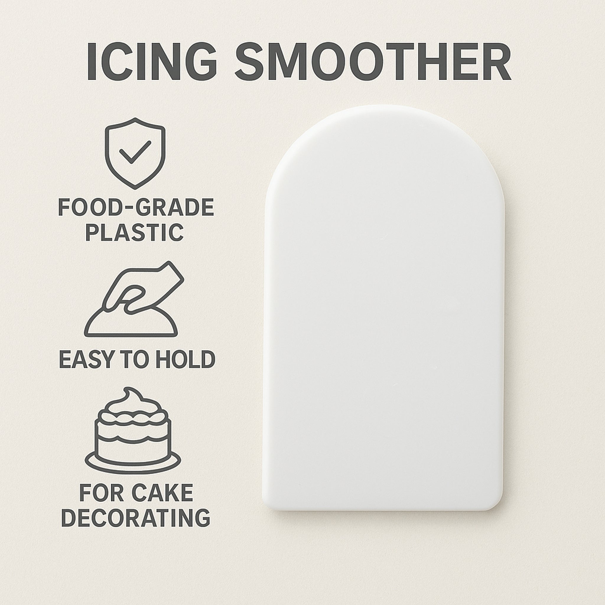 REGENT BAKEWARE ICING & FONDANT SMOOTHER