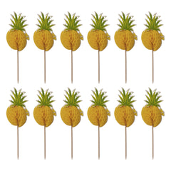 BAR BUTLER FOLD OUT PINEAPPLE COCKTAIL PICKS 12PK, 150MM