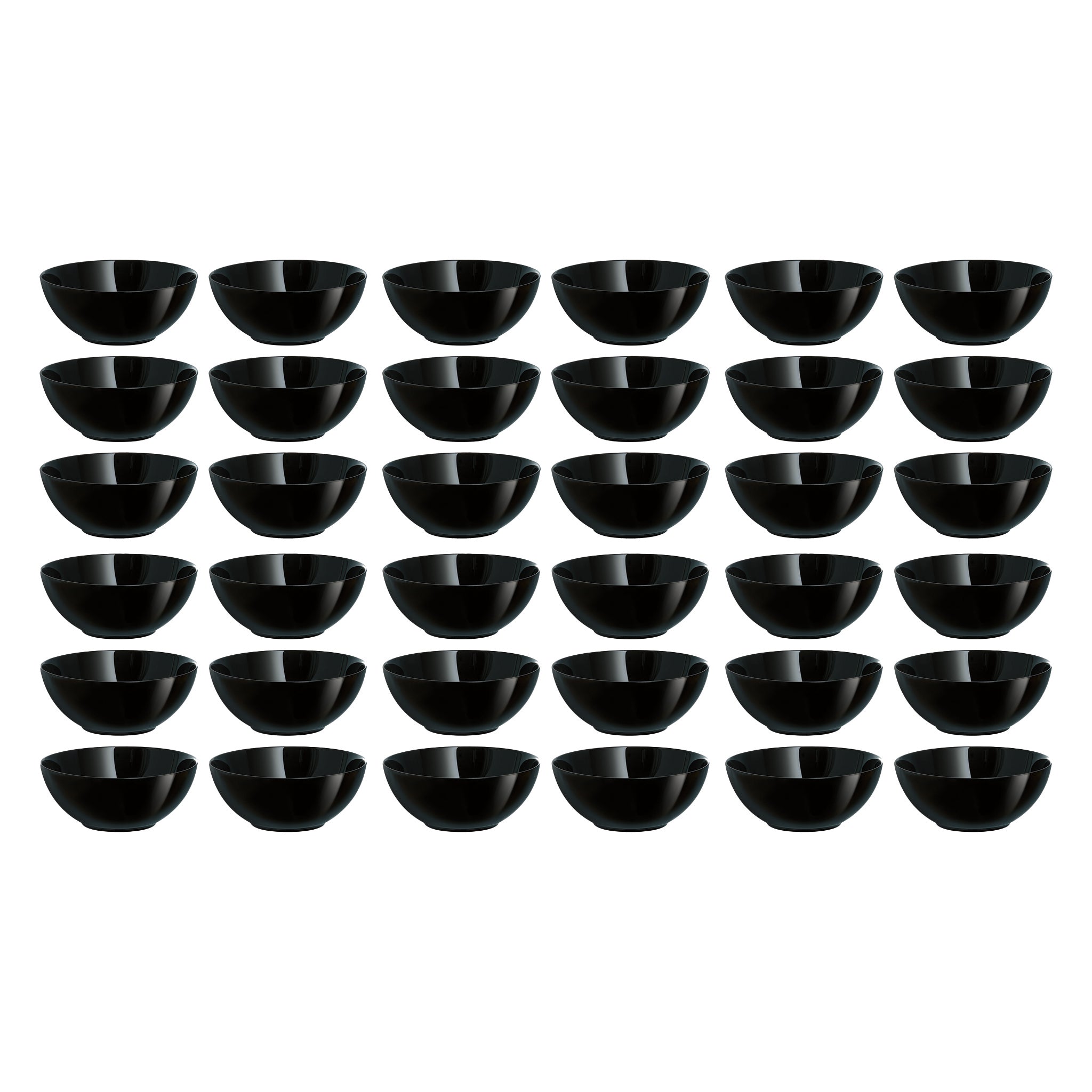LUMINARC OPAL BLACK SMALL BOWL 350ML, 120MM DIA