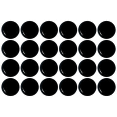 LUMINARC OPAL BLACK SIDE PLATE, 190MM DIA