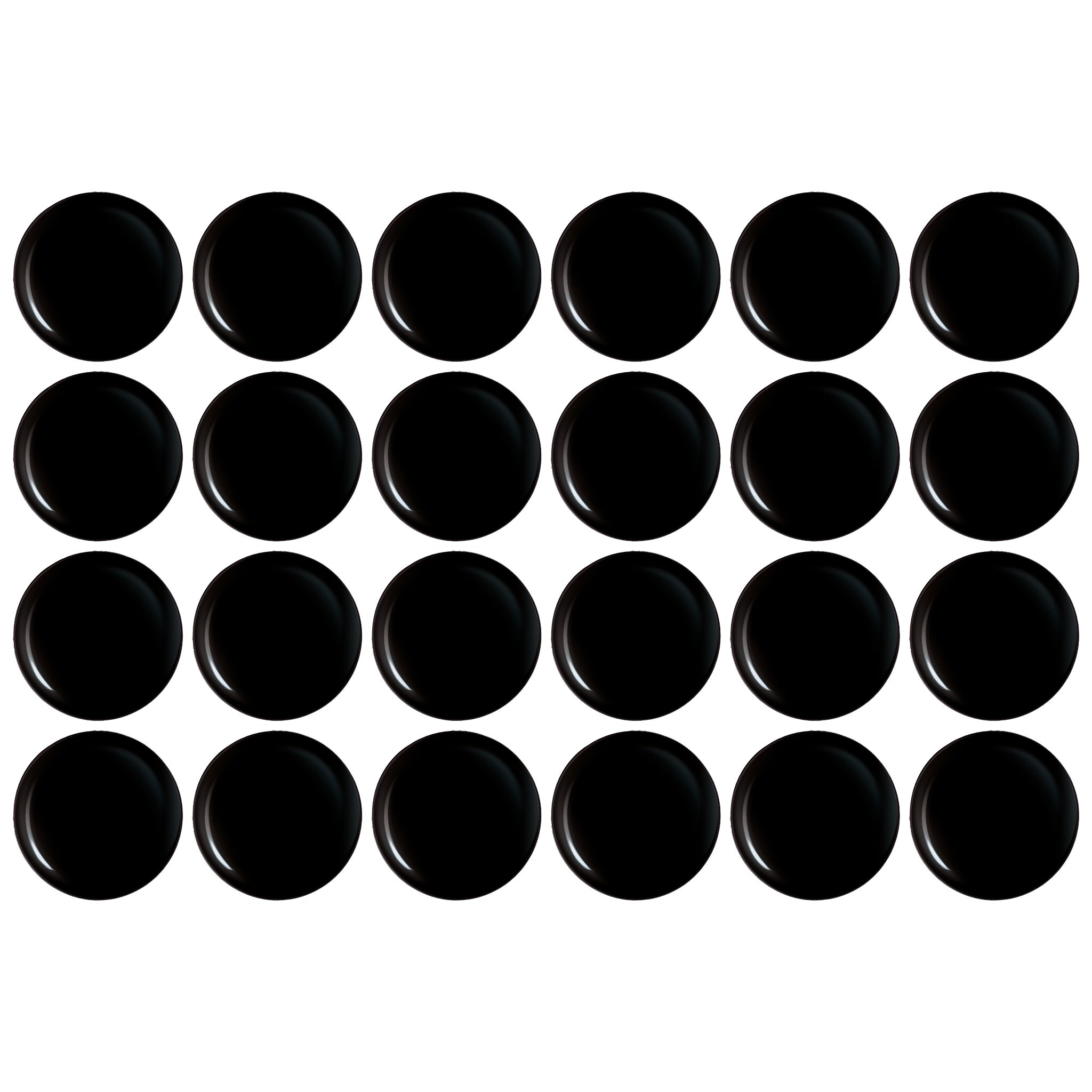 LUMINARC OPAL BLACK DINNER PLATE, 270MM DIA