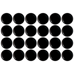 LUMINARC OPAL BLACK DINNER PLATE, 270MM DIA