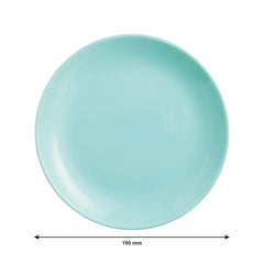 LUMINARC OPAL TURQUOISE SIDE PLATE, 190MM DIA