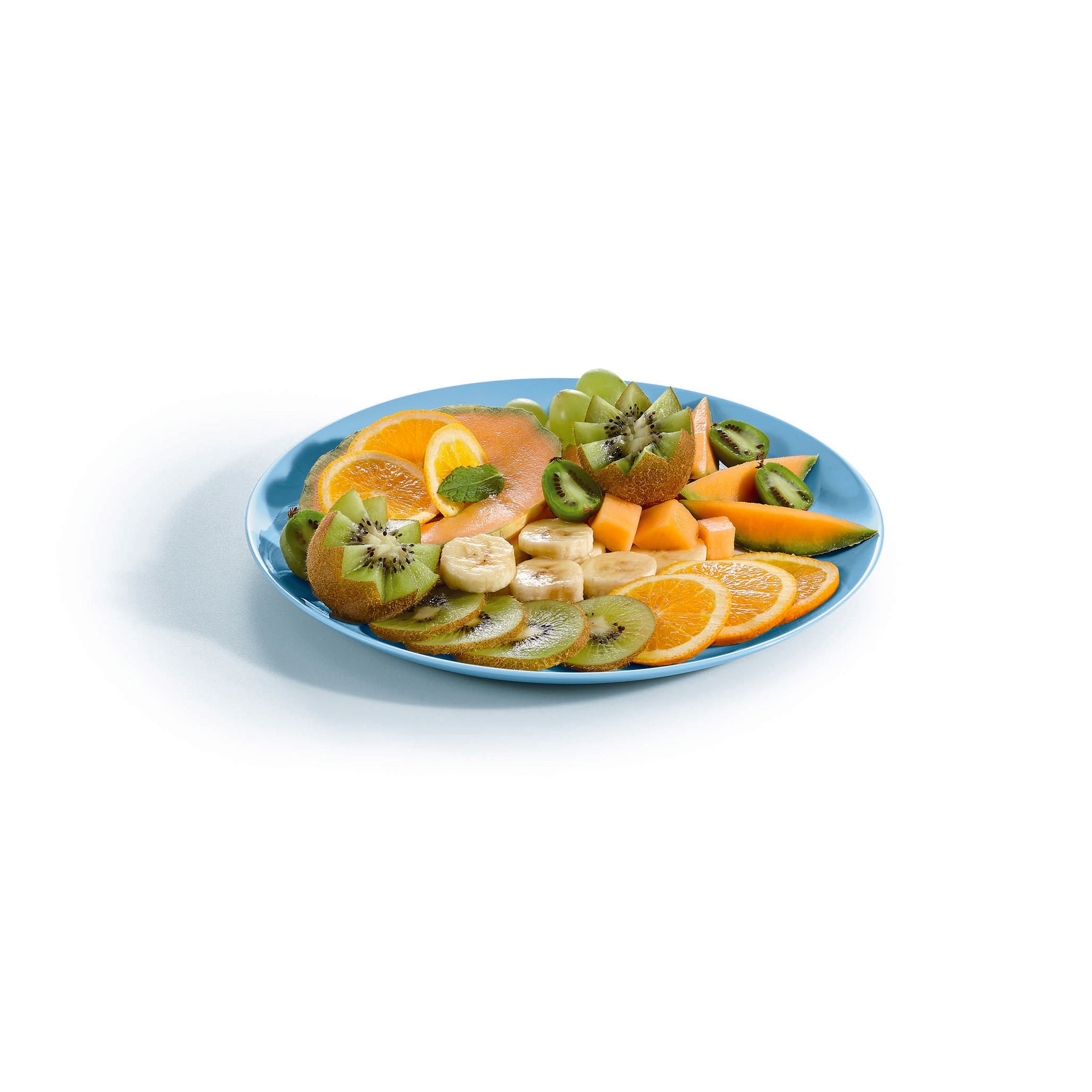 LUMINARC OPAL BLUE SIDE PLATE, 190MM DIA