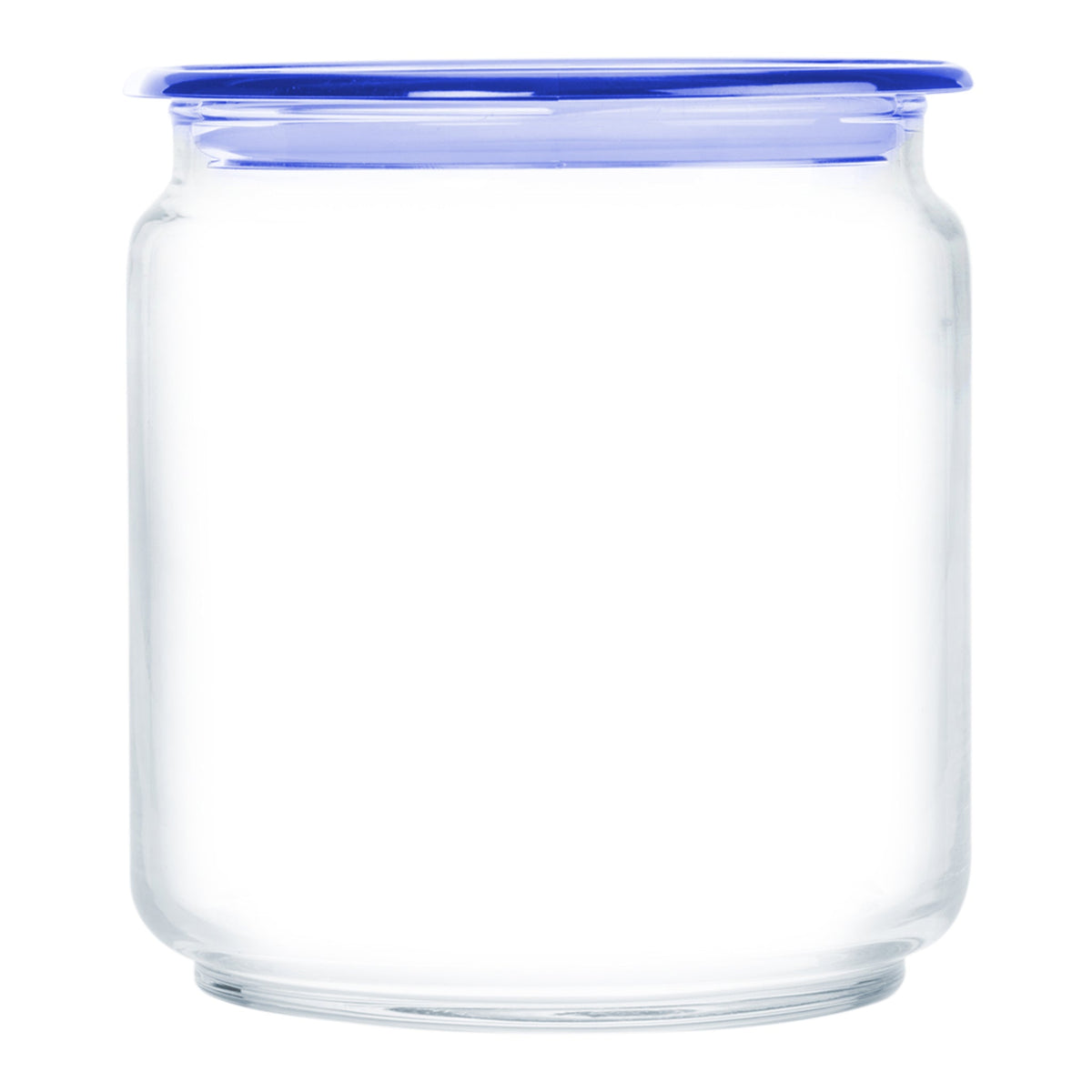 LUMINARC FLAT LID JAR BLUE, 750ML
