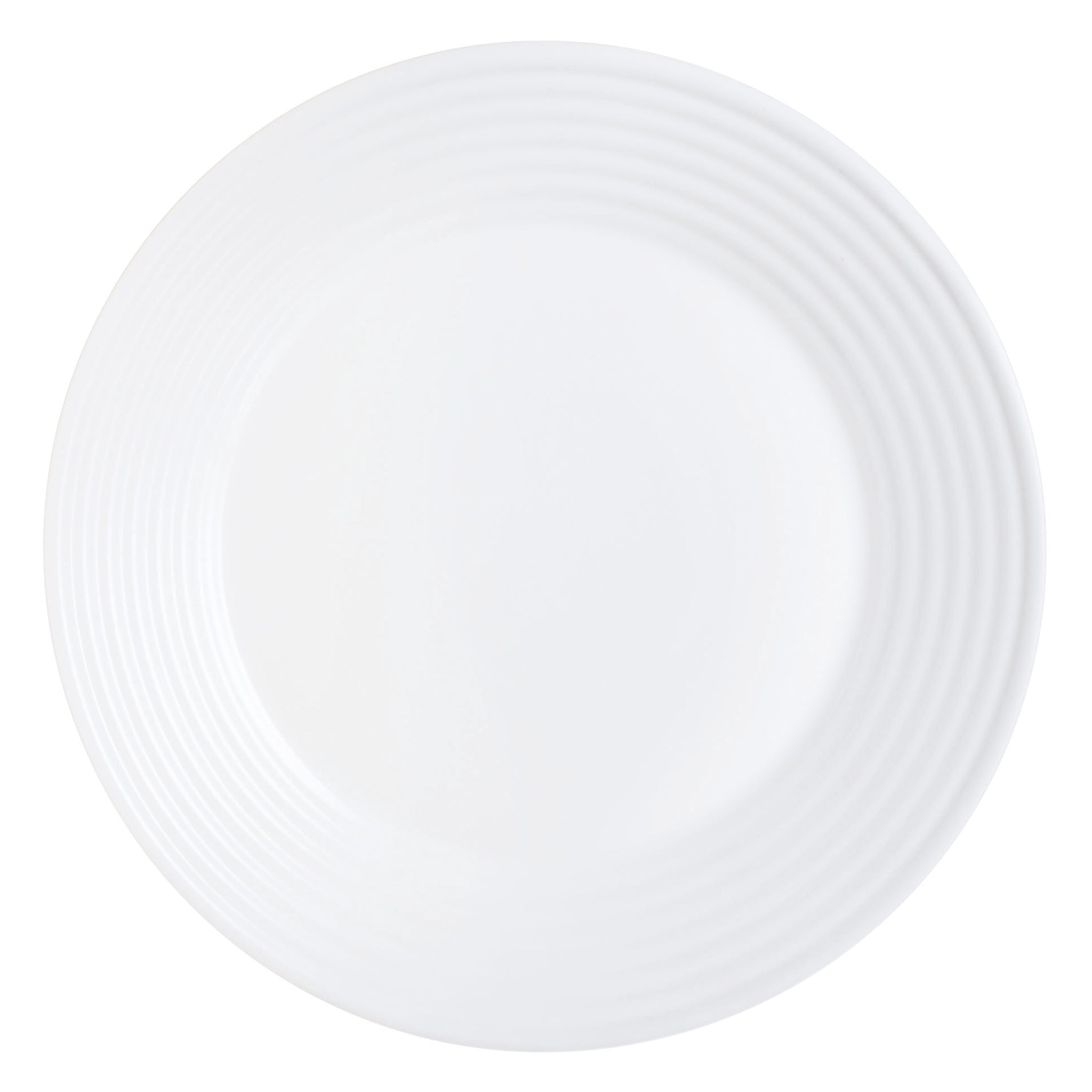 LUMINARC STAIRO WHITE OPAL DINNERWARE 12PCS SET