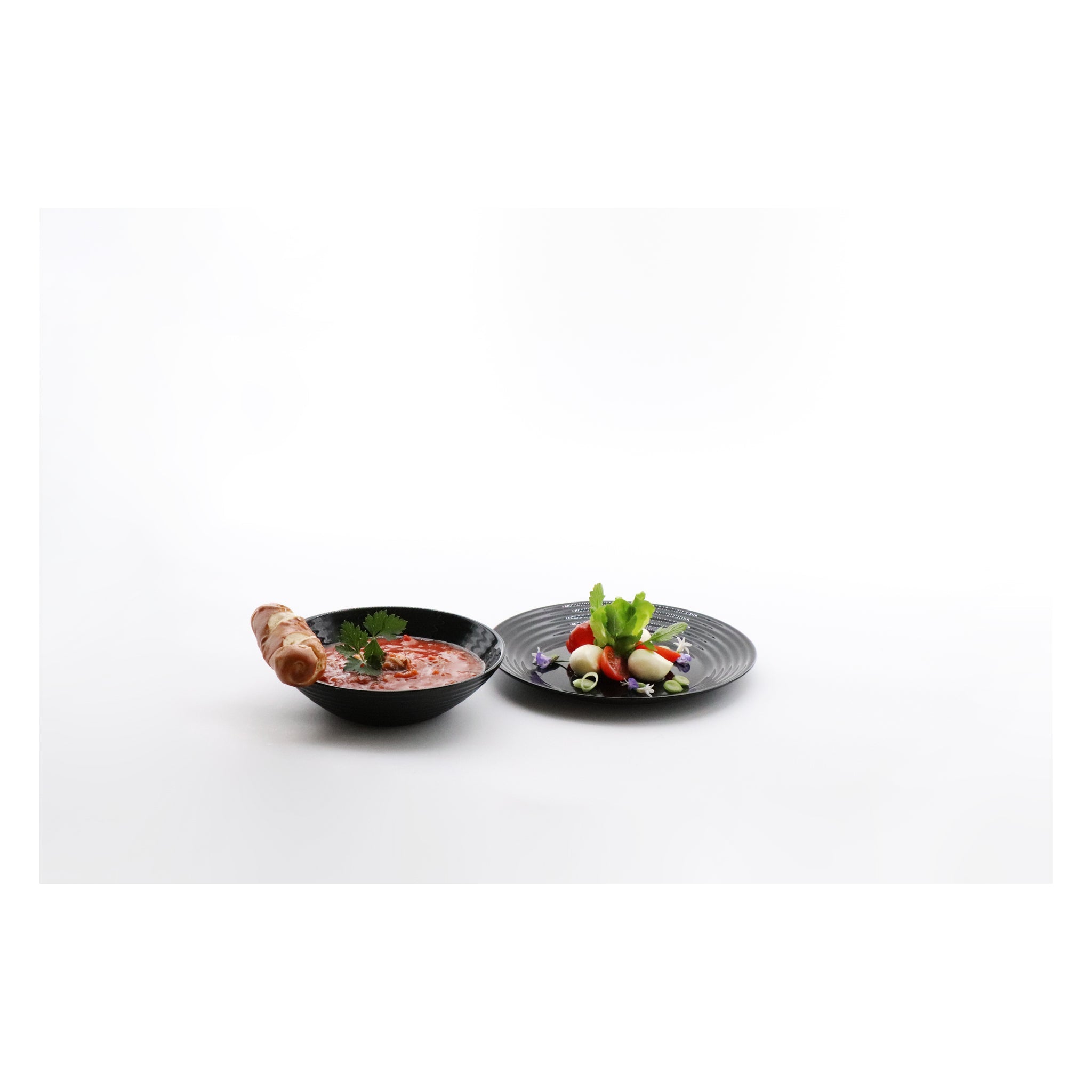 LUMINARC HARENA BLACK OPAL TEMPERED GLASS MULTI-PURPOSE BOWL 450ML, 160MM DIA