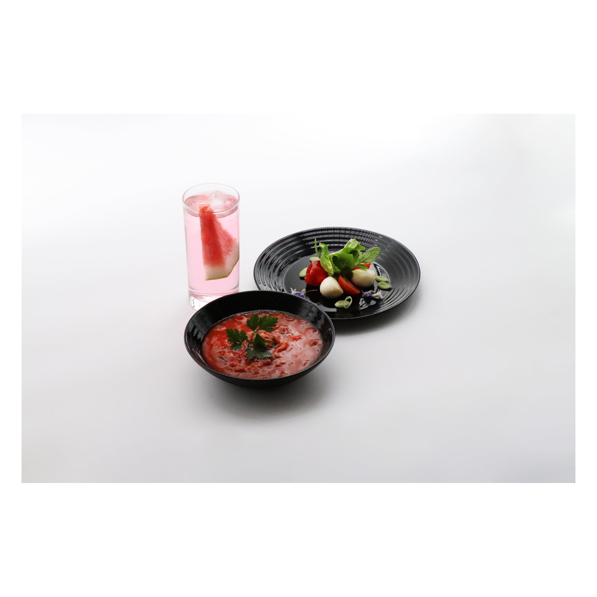 LUMINARC HARENA BLACK OPAL TEMPERED GLASS MULTI-PURPOSE BOWL 450ML, 160MM DIA