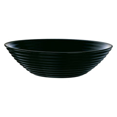 LUMINARC HARENA BLACK OPAL TEMPERED GLASS MULTI-PURPOSE BOWL 450ML, 160MM DIA