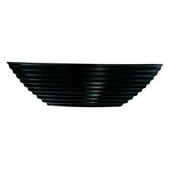 LUMINARC HARENA BLACK OPAL TEMPERED GLASS MULTI-PURPOSE BOWL 450ML, 160MM DIA