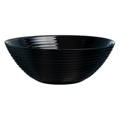 LUMINARC HARENA BLACK OPAL TEMPERED GLASS SALAD BOWL 3L, 270MM DIA