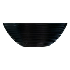 LUMINARC HARENA BLACK OPAL TEMPERED GLASS SALAD BOWL 3L, 270MM DIA