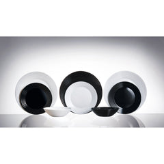 LUMINARC HARENA BLACK OPAL TEMPERED DINNER PLATE, 270MM DIA