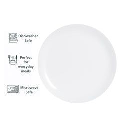 CONSOL OPAL DINNER PLATE,  250MM DIA